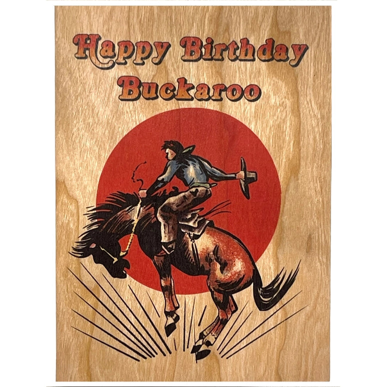 Buckaroo Wood Card