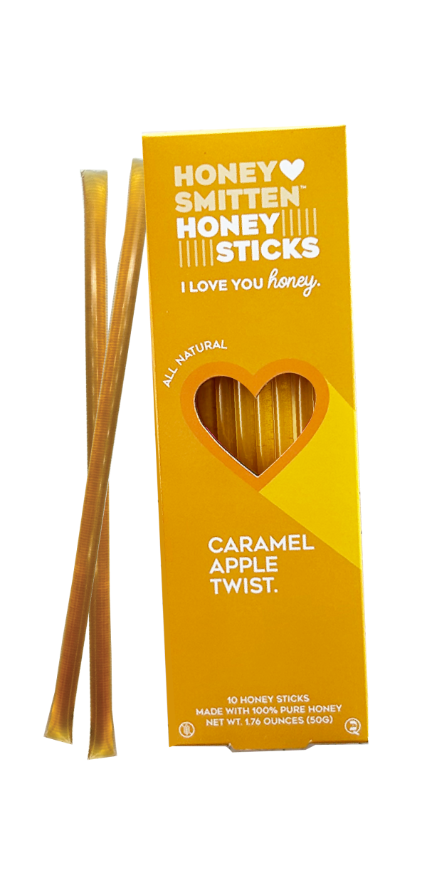 Caramel Apple Honey Sticks