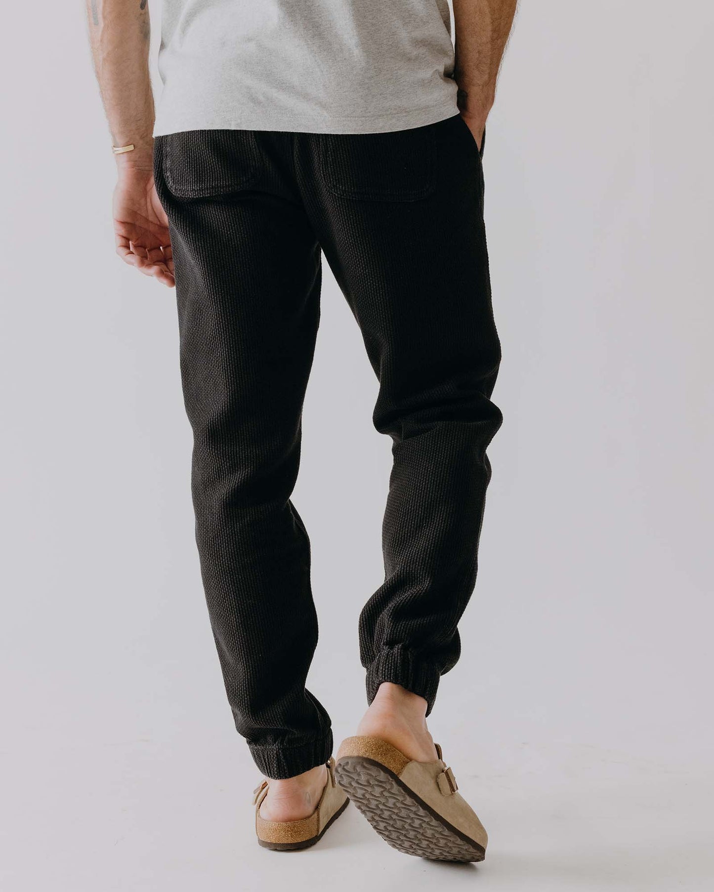 The Après Pant, Black Indigo Sashiko