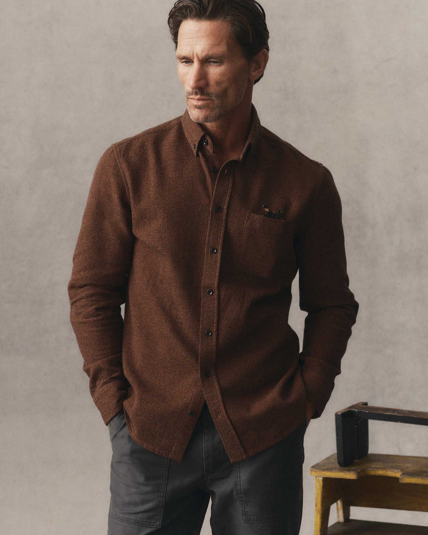 The Jack Shirt, Timber Twist Waffle