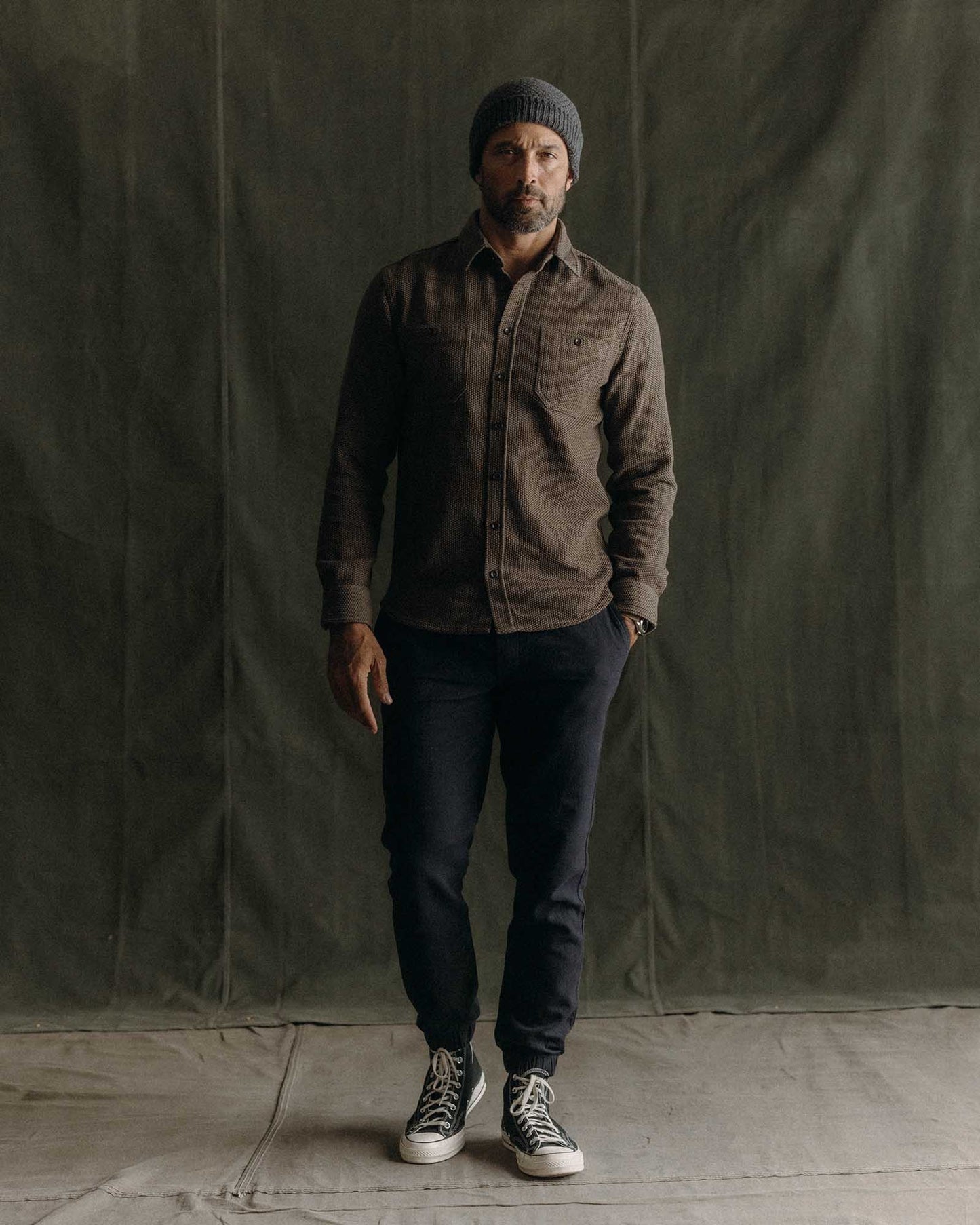 The Utility Shirt, Mulch Sashiko