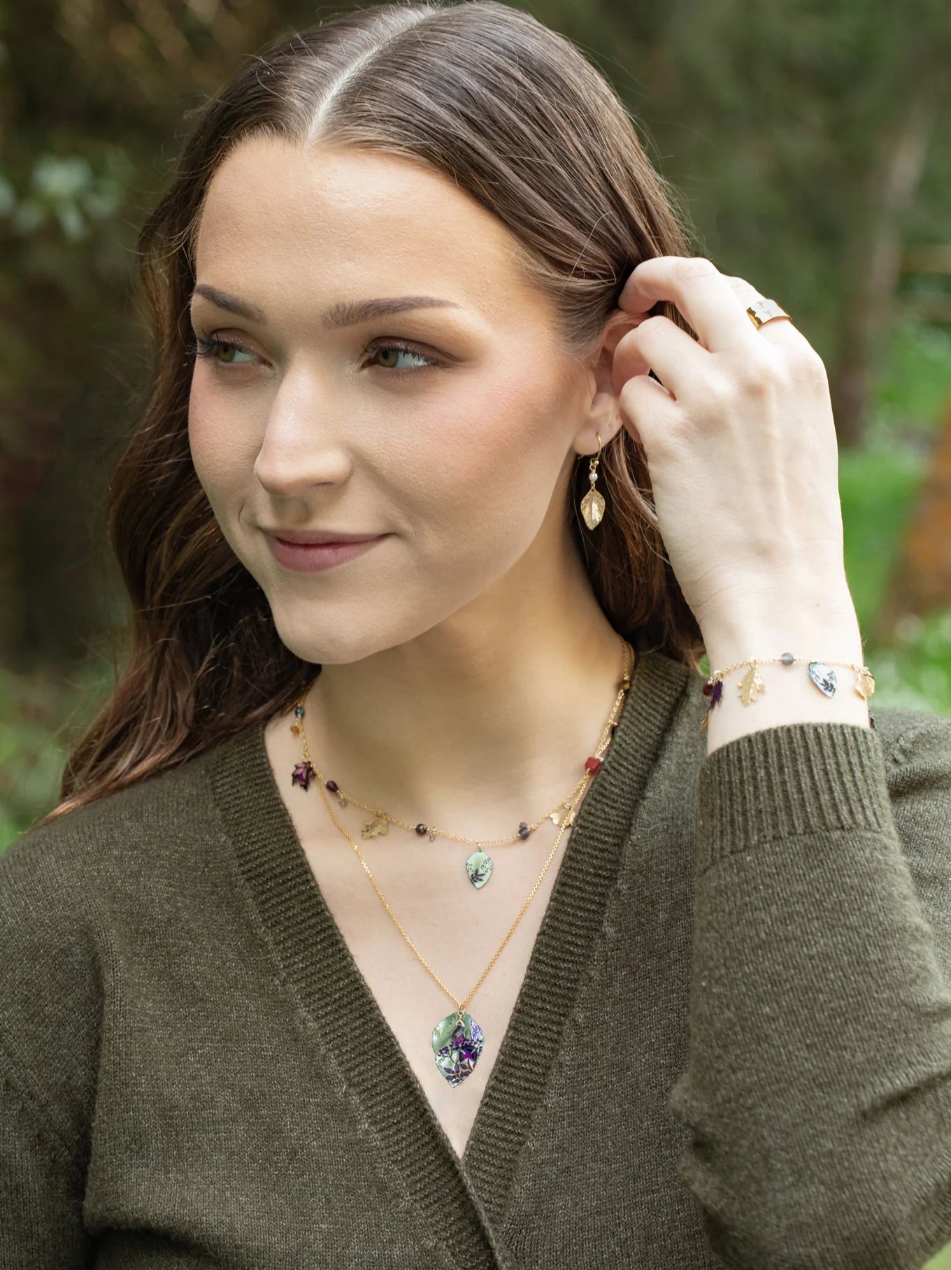 Healing Leaf Earrings