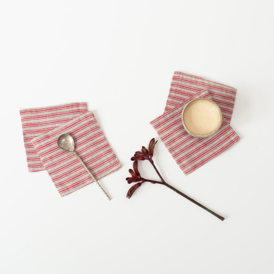 Linen Coasters set/4