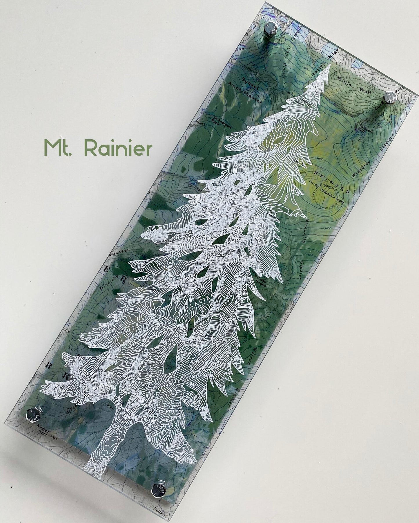 Mt Rainier Tree, 12x36