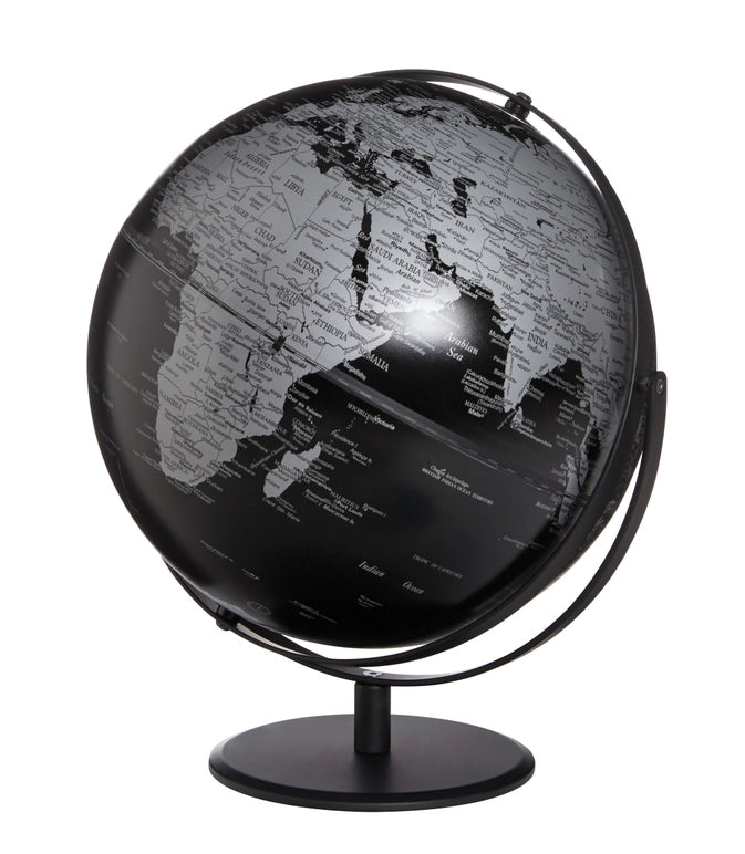 Dual Axis Globe - Black/Silver