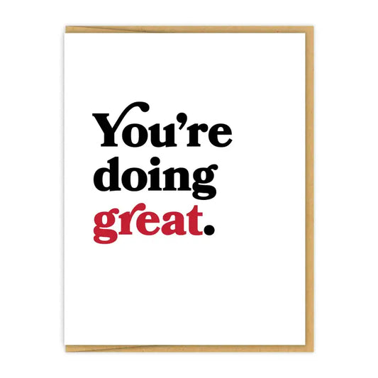 You're Doing Great Card