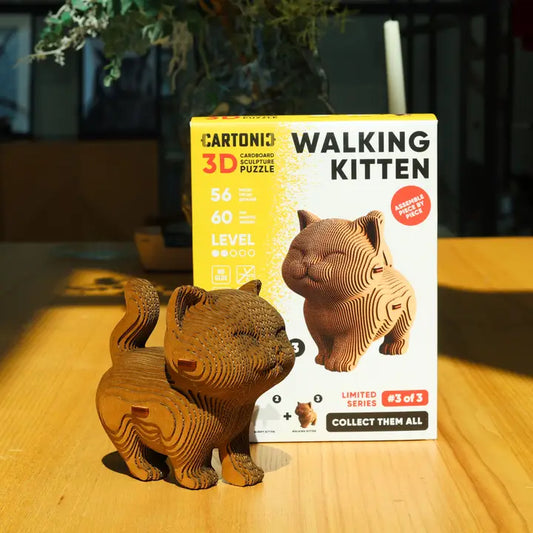 3D Puzzle, Walking Kitten