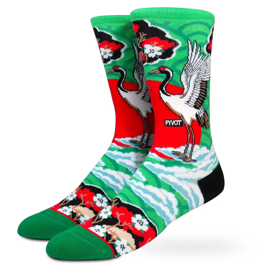 Rising Crane Socks