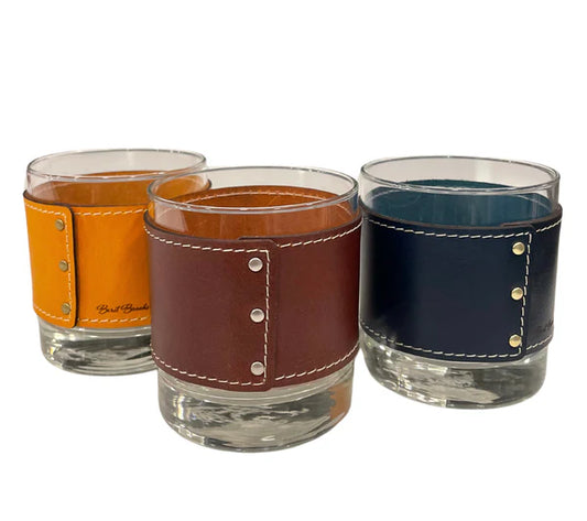Leather Rocks Glass - 11oz