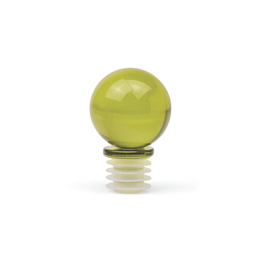 The Moony Glass Bottle Stopper, Olive