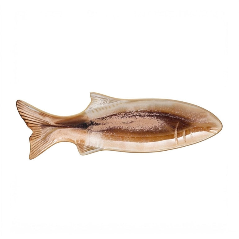 Fish Shaped Stoneware Dish