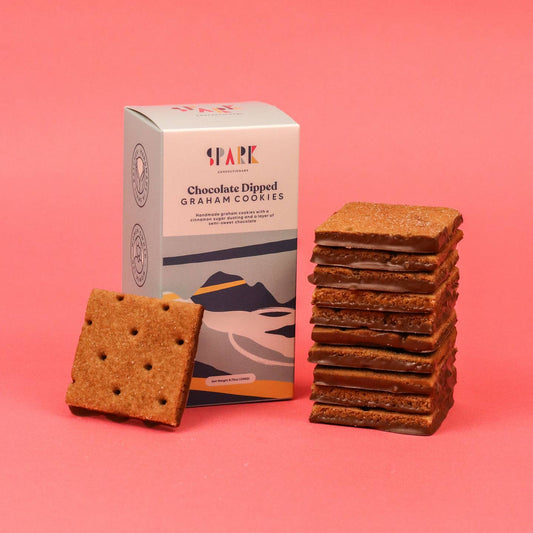 Chocolate Dipped Graham Cookies