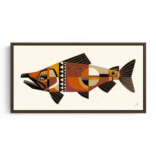 Chinook, 24x12, Canvas, Esp Float Frame