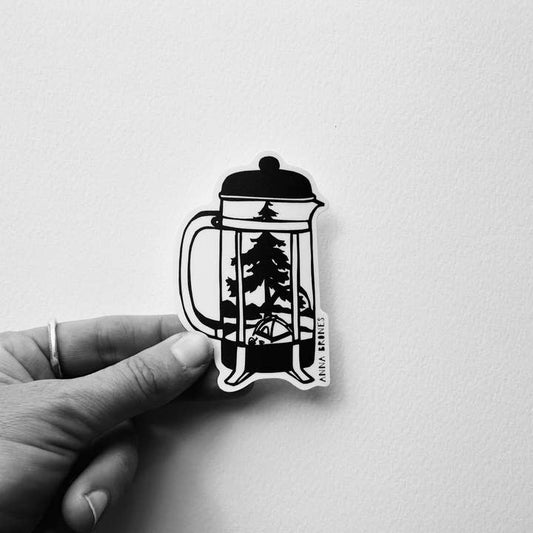Camp Coffee Sticker
