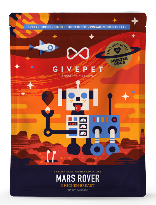 Mars Rover Freeze-Dried Dog Treats