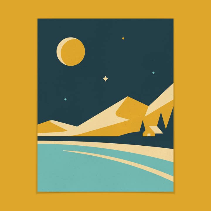 Horizons: Mountains, 11" x 14" Print