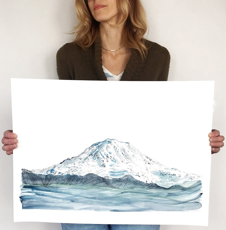 Mount Tahoma/Rainier Art Print 16x20