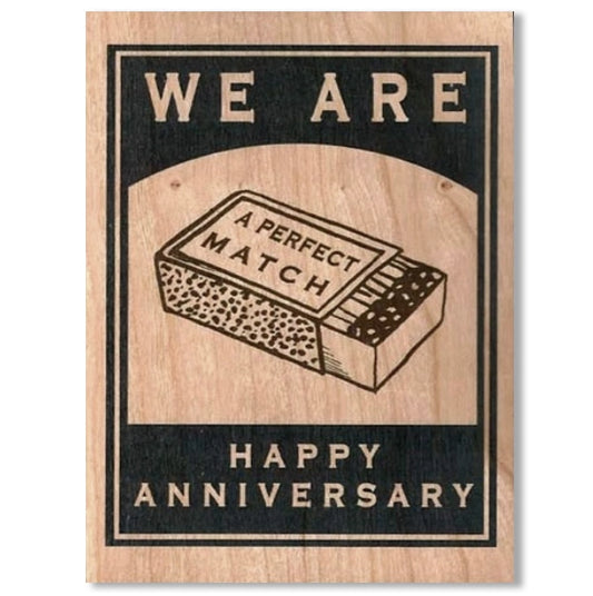 Perfect Match Wood Card