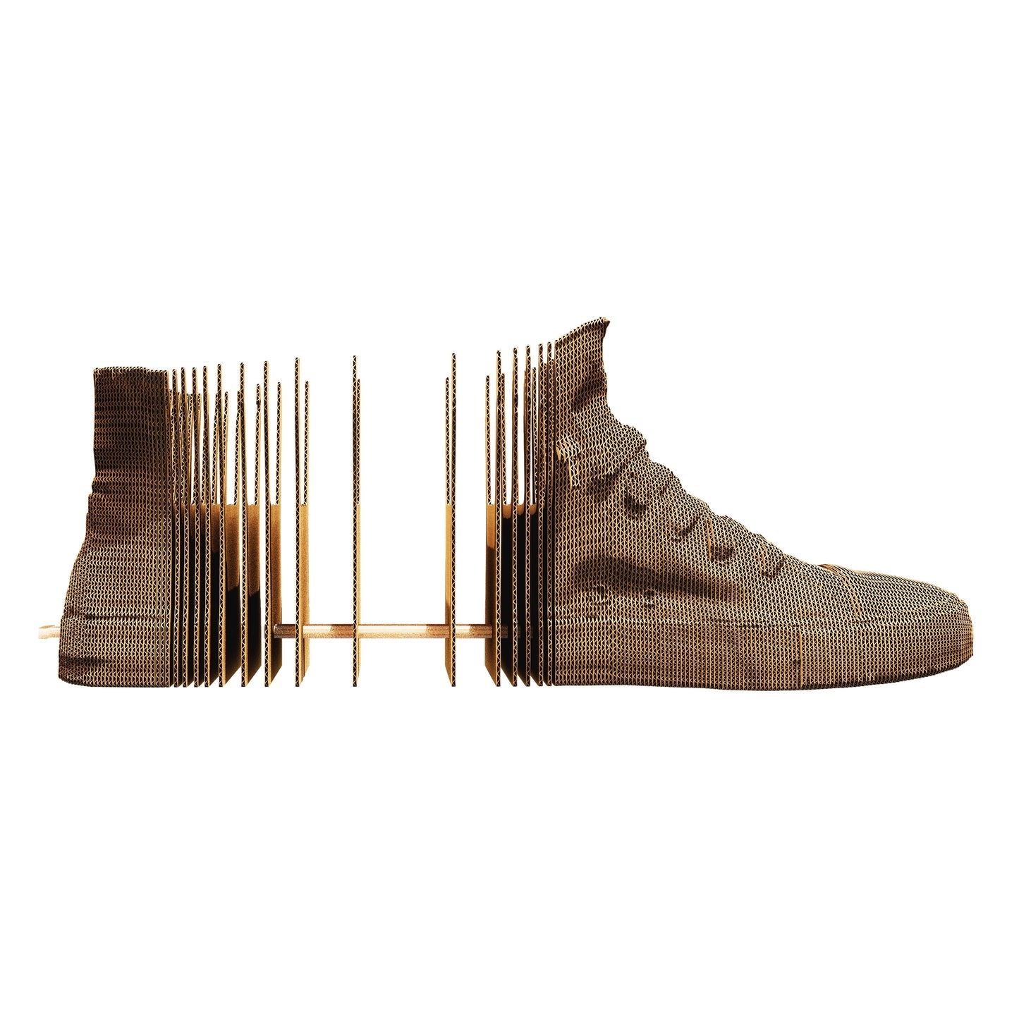 3D Puzzle, High Top Sneaker