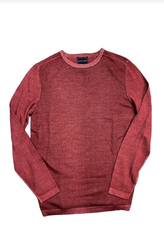 Merino Wool Sweater, Brick