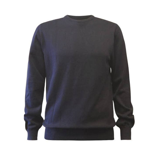 Crewneck Sweater, Heather Navy