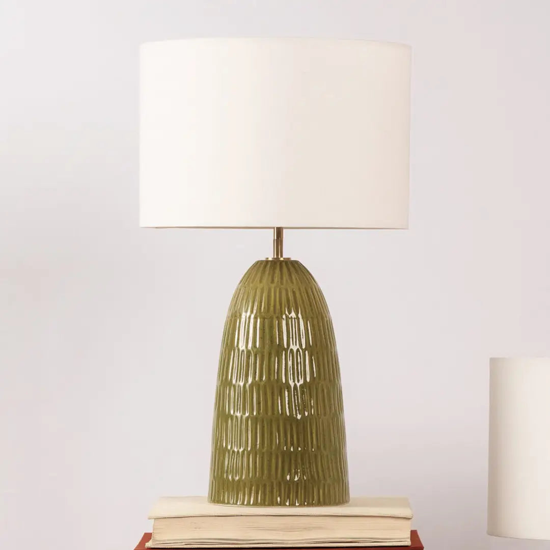 Matchstick Table Lamp - Olive