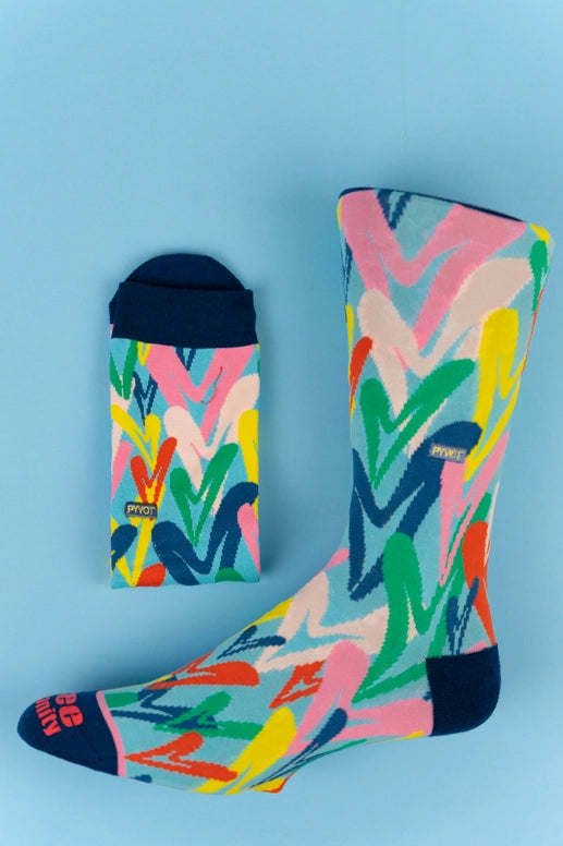 All Hearts Are Connected Socks