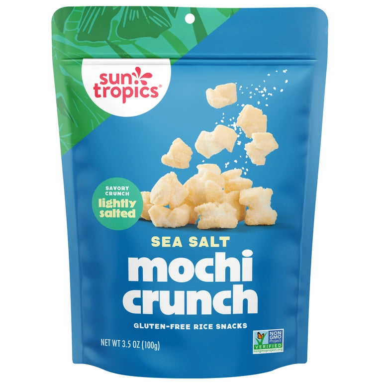 Mochi Crunch Snack Bites, Sea Salt