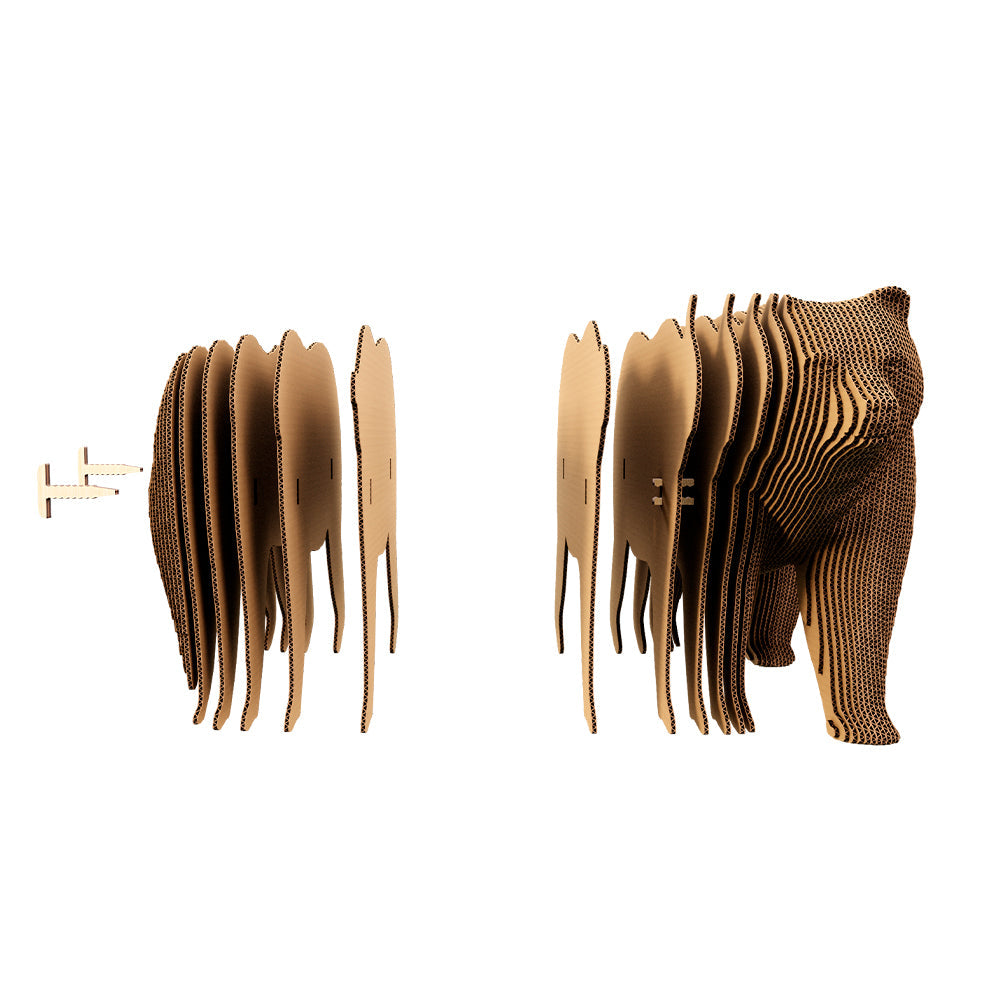 3D Puzzle, Grizzly Bear
