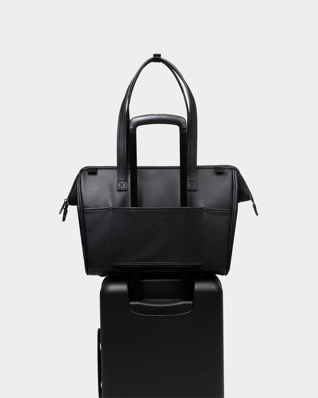 Cascade Tote - Black Leatherlite