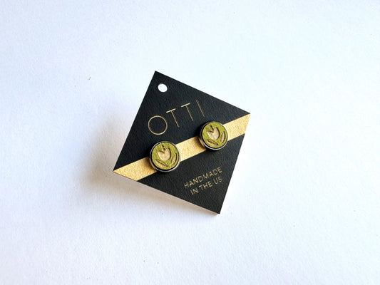 Birch Stud, Danish Tulip, Green
