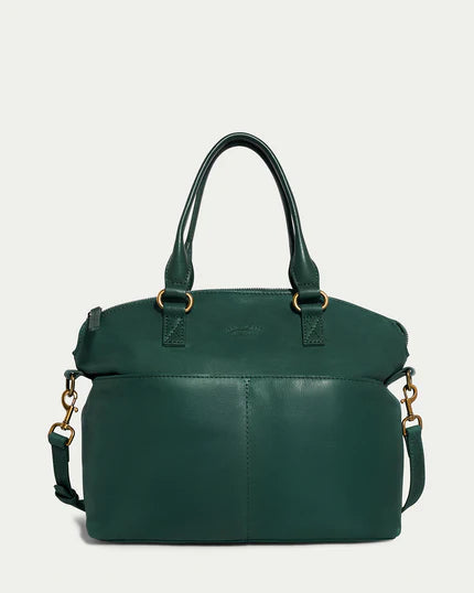 Carrie Dome Satchel, Hunter Green