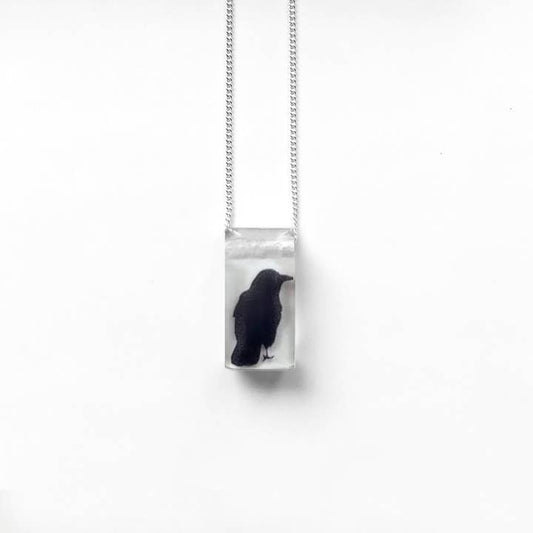 Tiny Crow Necklace