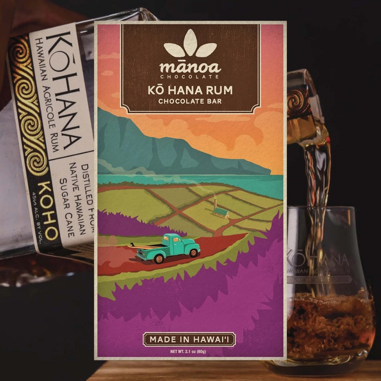 Ko Hana Rum Chocolate Bar