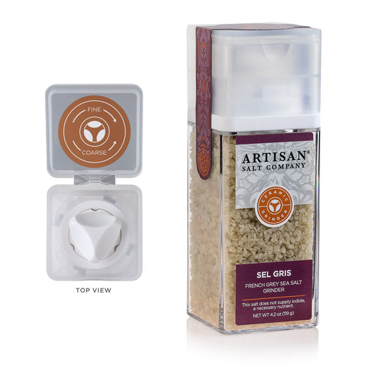 French Grey Sea Salt Grinder