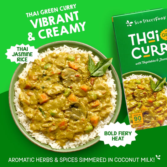 Thai Green Curry with Vegetables and Rice