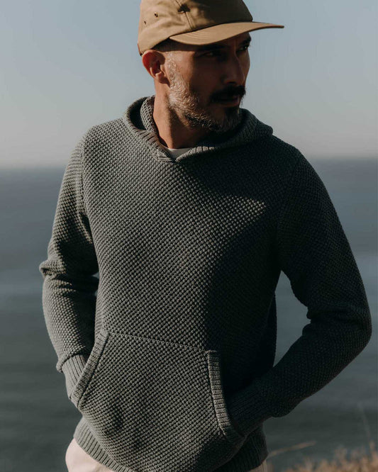 The Crawford Sweater Hoodie, Deep Sea Twist