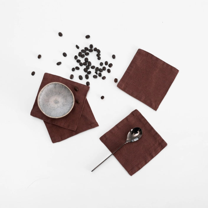 Linen Coasters set/4