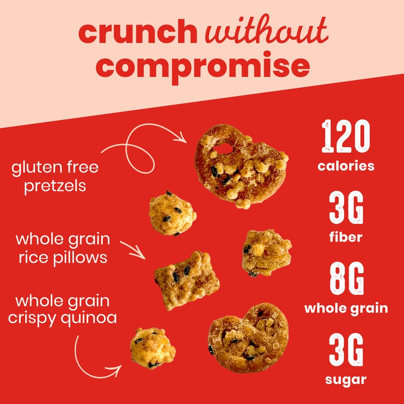 Crunch-Baked Snackmix, Sweet Chili Sesame