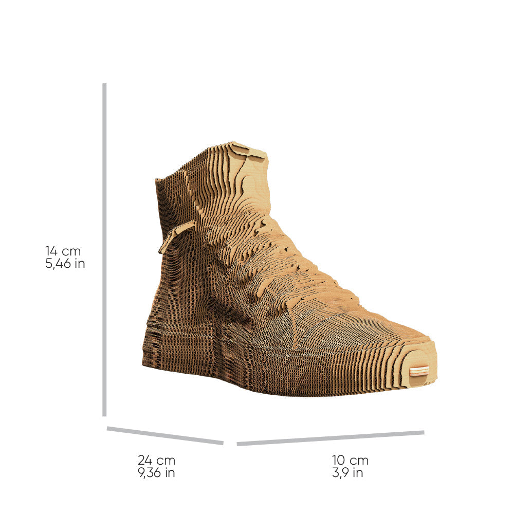 3D Puzzle, High Top Sneaker