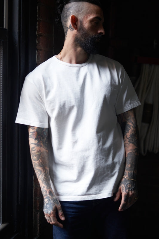 The 50/50 Upcycled Cotton Shirt - Classic Tee - White