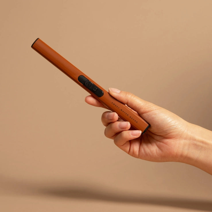 Rechargeable Electric Lighter, Burnt Orange