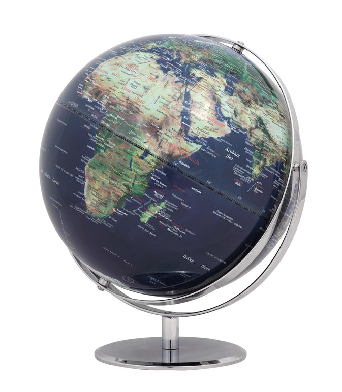 Dual Axis Globe - Color/Chrome