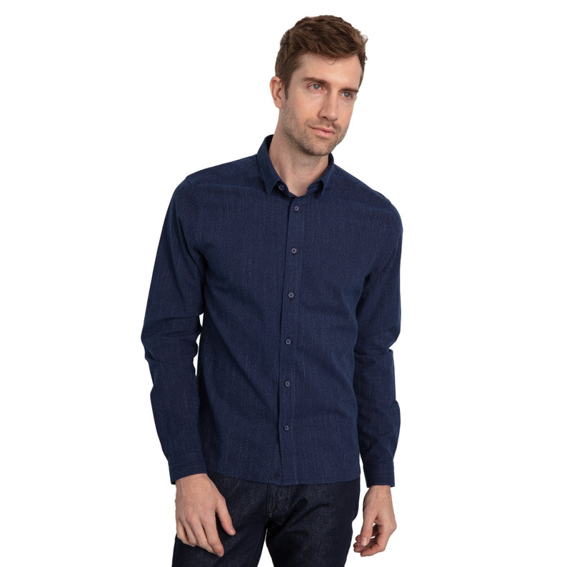 Storm Blue Button-Down Shirt