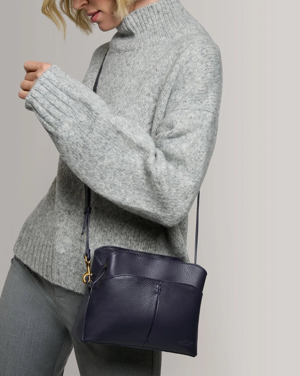 Tulip Crossbody, Dark Navy