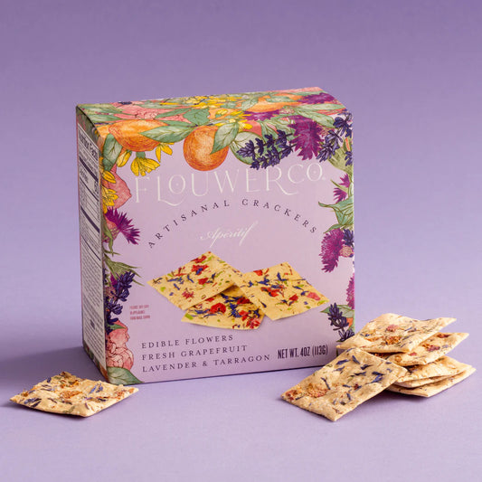 Edible Flower Crackers- Lavender