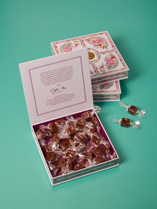 Strawberry Sakura Caramels