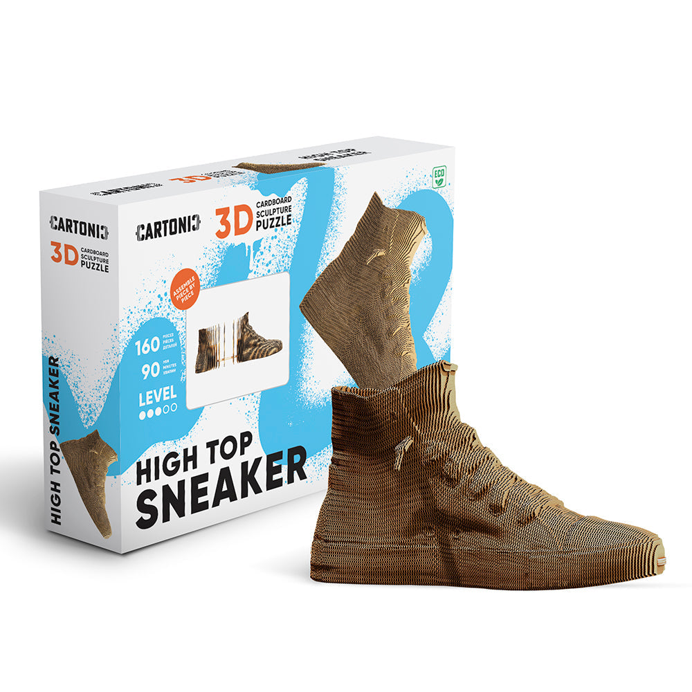 3D Puzzle, High Top Sneaker