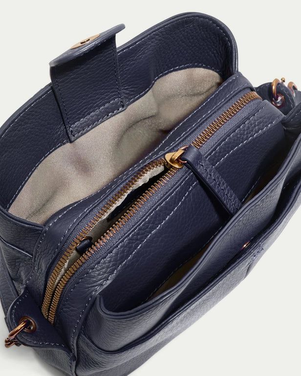 Tulip Crossbody, Dark Navy