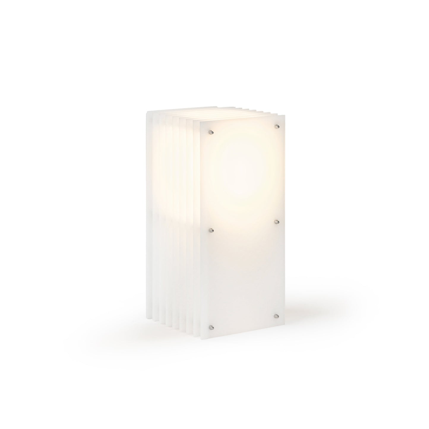 Lop Small Rectangle Lamp, Milky